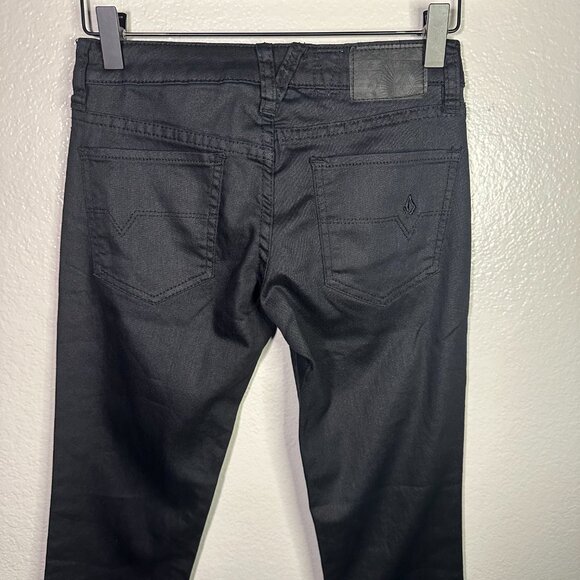 Volcom Stix Skinny Jean in Sulphur Black - Picture 6 of 7